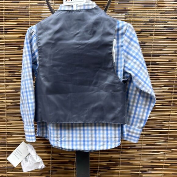 Nautica 2-Pc. Machine Washable Sharkskin Vest, Shirt &, Toddler and Little Boys - Picture 3 of 3